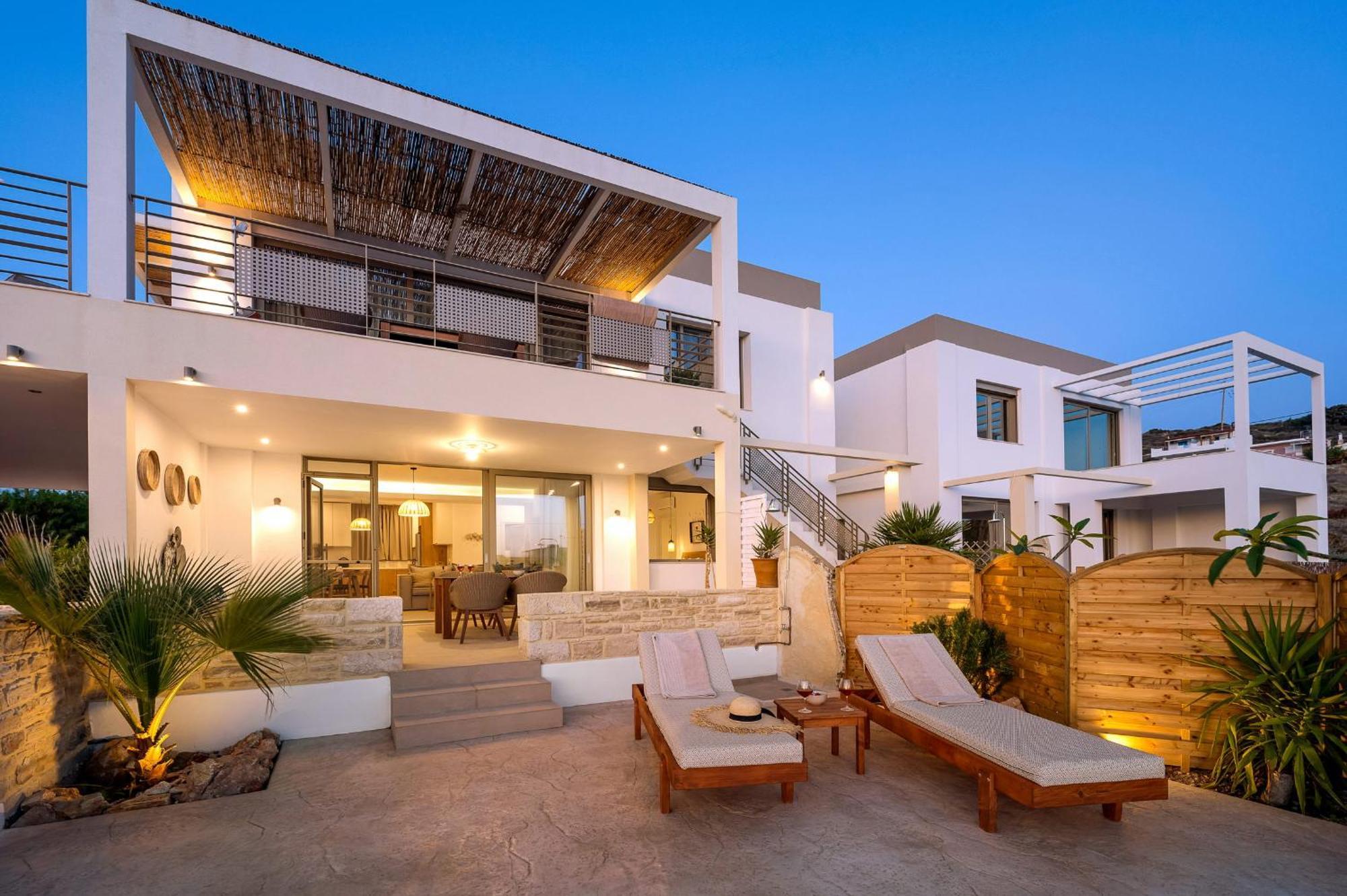 Ammokrinos Luxury Homes,150M From The Beach Kalamaki  Luaran gambar