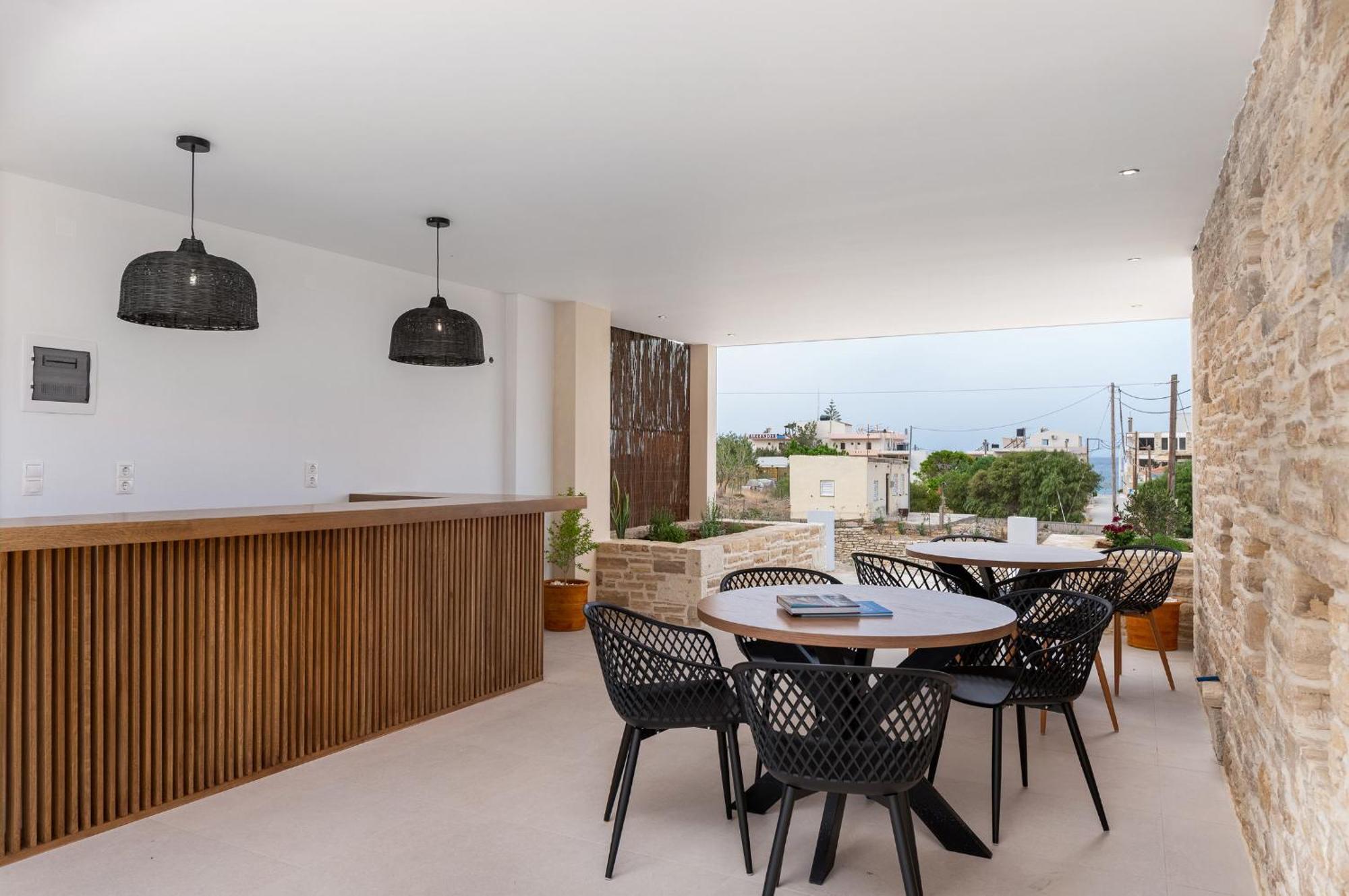 Ammokrinos Luxury Homes,150M From The Beach Kalamaki  Luaran gambar