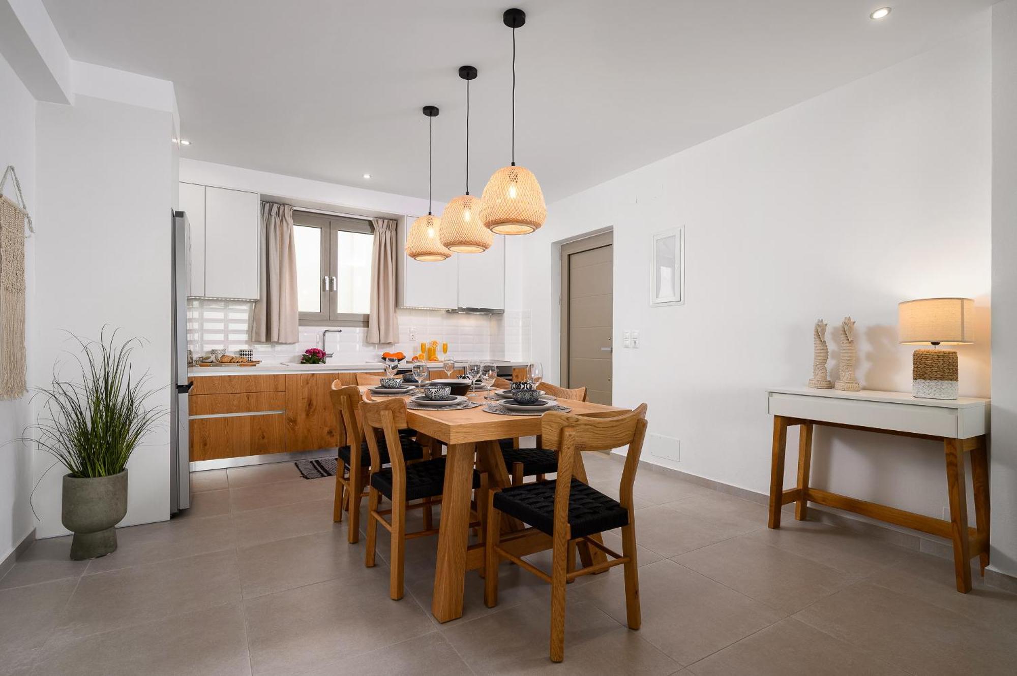 Ammokrinos Luxury Homes,150M From The Beach Kalamaki  Luaran gambar