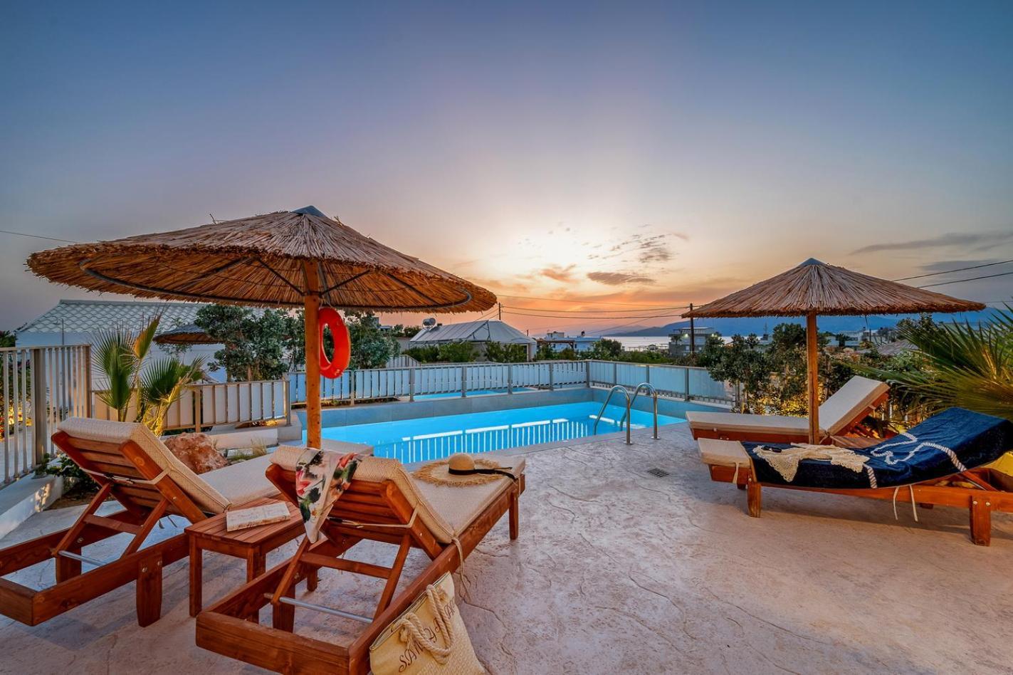 Ammokrinos Luxury Homes,150M From The Beach Kalamaki  Luaran gambar
