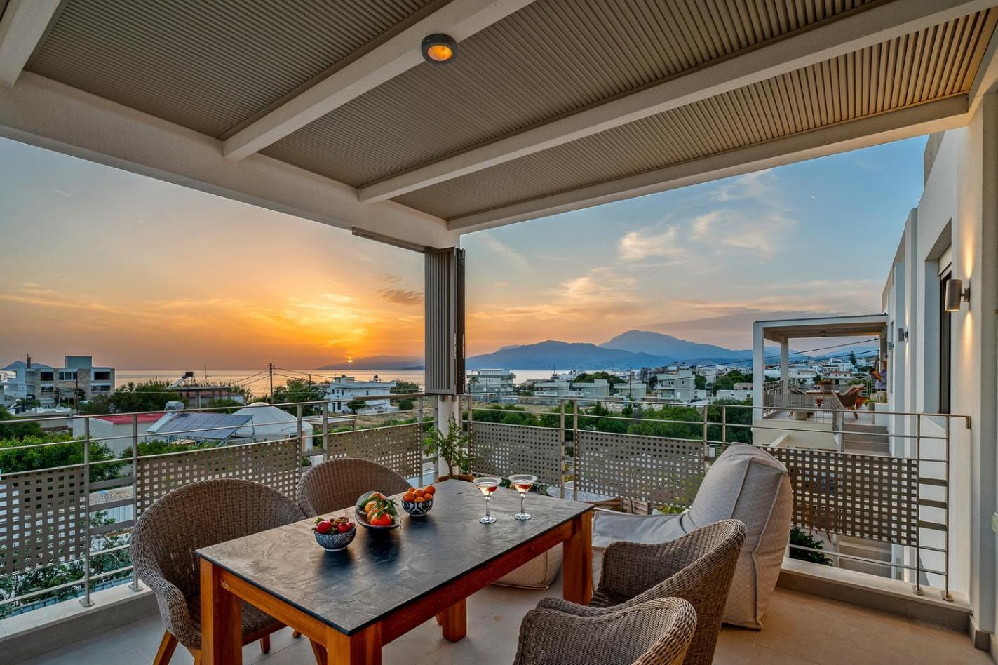 Ammokrinos Luxury Homes,150M From The Beach Kalamaki  Luaran gambar