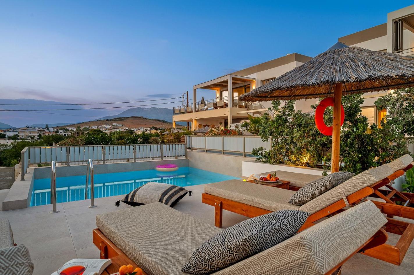 Ammokrinos Luxury Homes,150M From The Beach Kalamaki  Luaran gambar